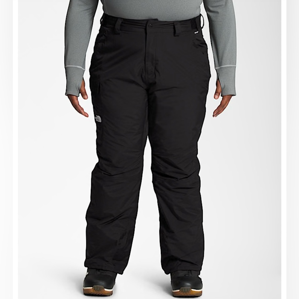 NWT-The North Face Women’s Plus Freedom Insulated Black Pants, 3X Short